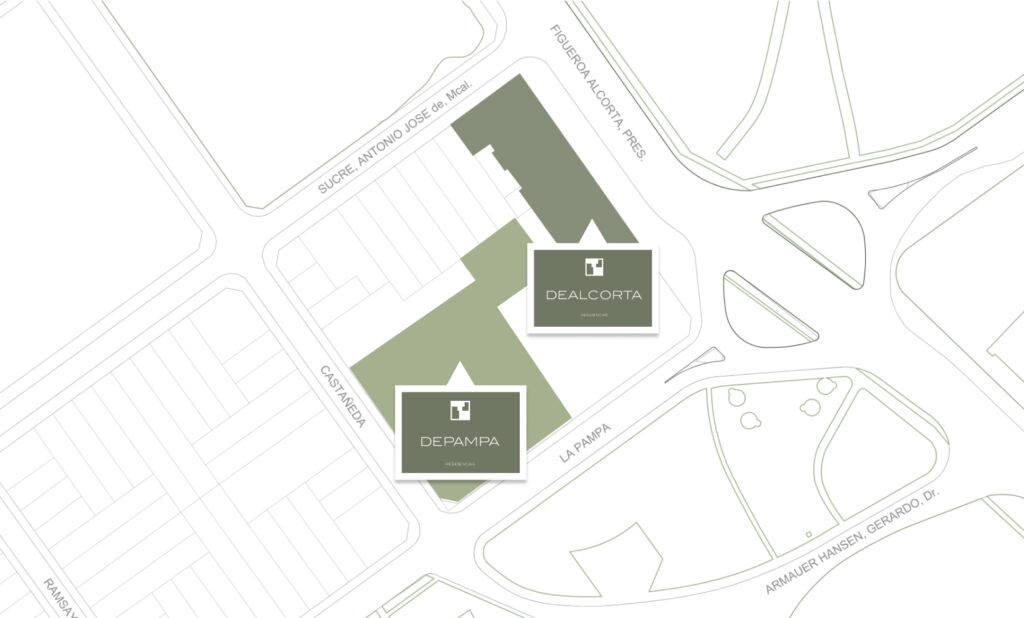 Ubicado en el barrio de Bajo Belgrano, sobre Av. Figueroa Alcorta y Sucre.